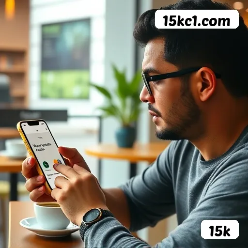 Aplicativo móvel 15k para iOS e Android